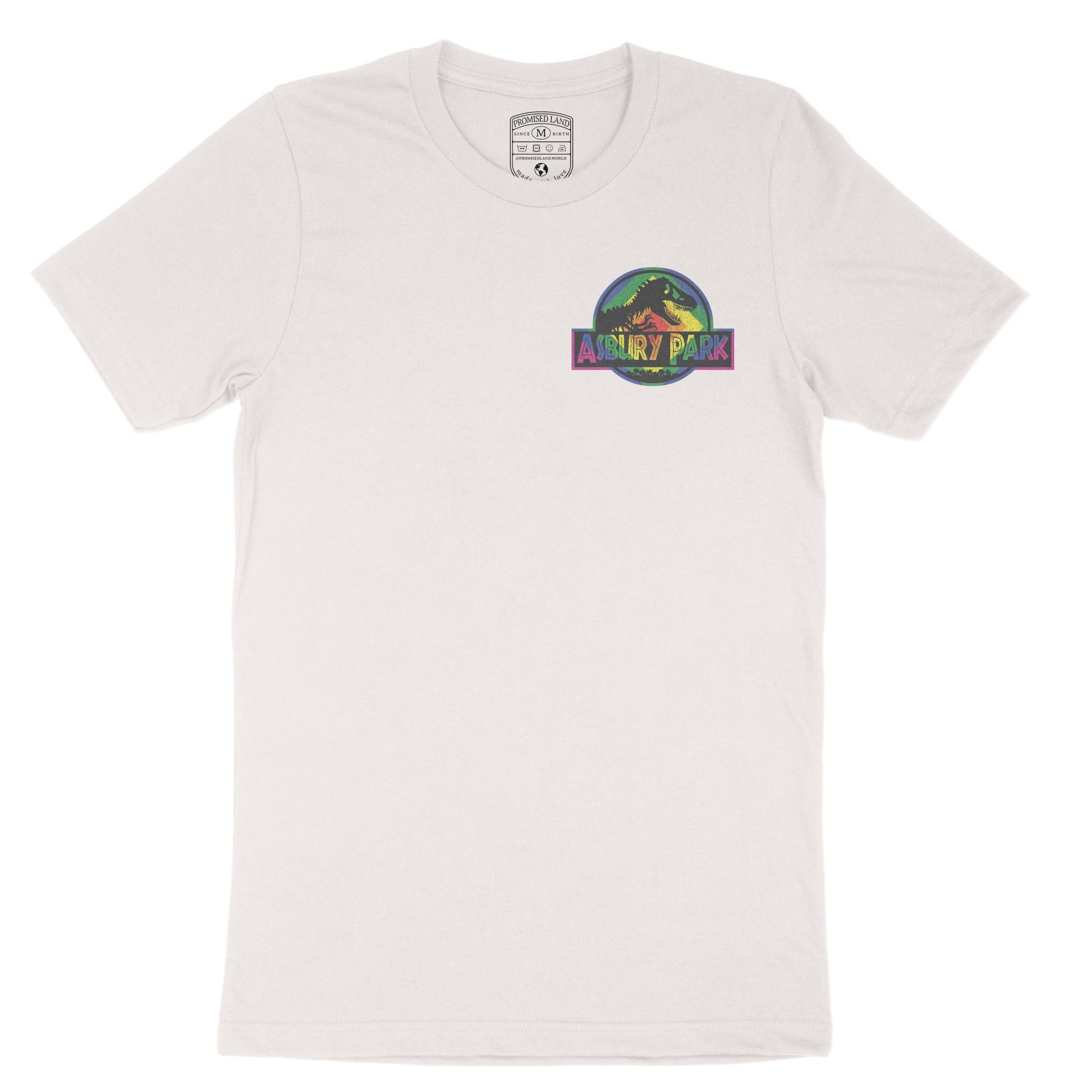 Asbury Park Dino Park Pride T-Shirt in Vintage - front view