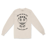 Asbury Park Tillie Go To Hell Longsleeve in Natural - front view