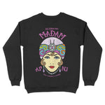 Asbury Park Madam Marie Crewneck in Black - back view
