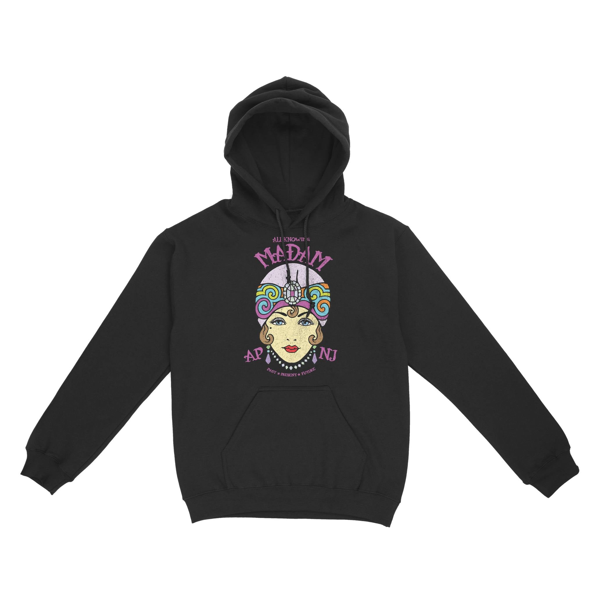 Asbury Park Madam Marie Hoodie in Black - front view
