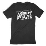 Asbury Park Greetings Script T-Shirt in Black - back view