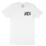 Asbury Park Greetings Script T-Shirt in White - front view