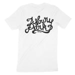 Asbury Park Script 1874 T-Shirt in White - back view
