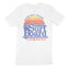 Asbury Park Surf Board Company T-Shirt in White - back view