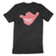 Asbury Park Foam Shaka T-Shirt in Black - back view
