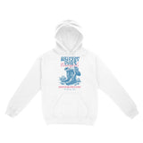 Asbury Park Cowgirls Boots Hoodie in White - front view