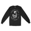 Asbury Park Land Meets Sea Skull Longsleeve in Black - front view
