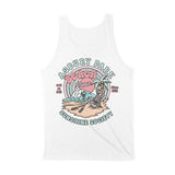 Asbury Park Beach Please Tank Top in White - back view