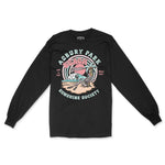 Asbury Park Beach Please Longsleeve in Black - front view