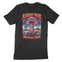 Asbury Park Mushroom Beach Trip T-Shirt in Black - back view