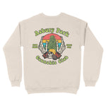 Asbury Park Cannabis Club Crewneck in Natural - back view