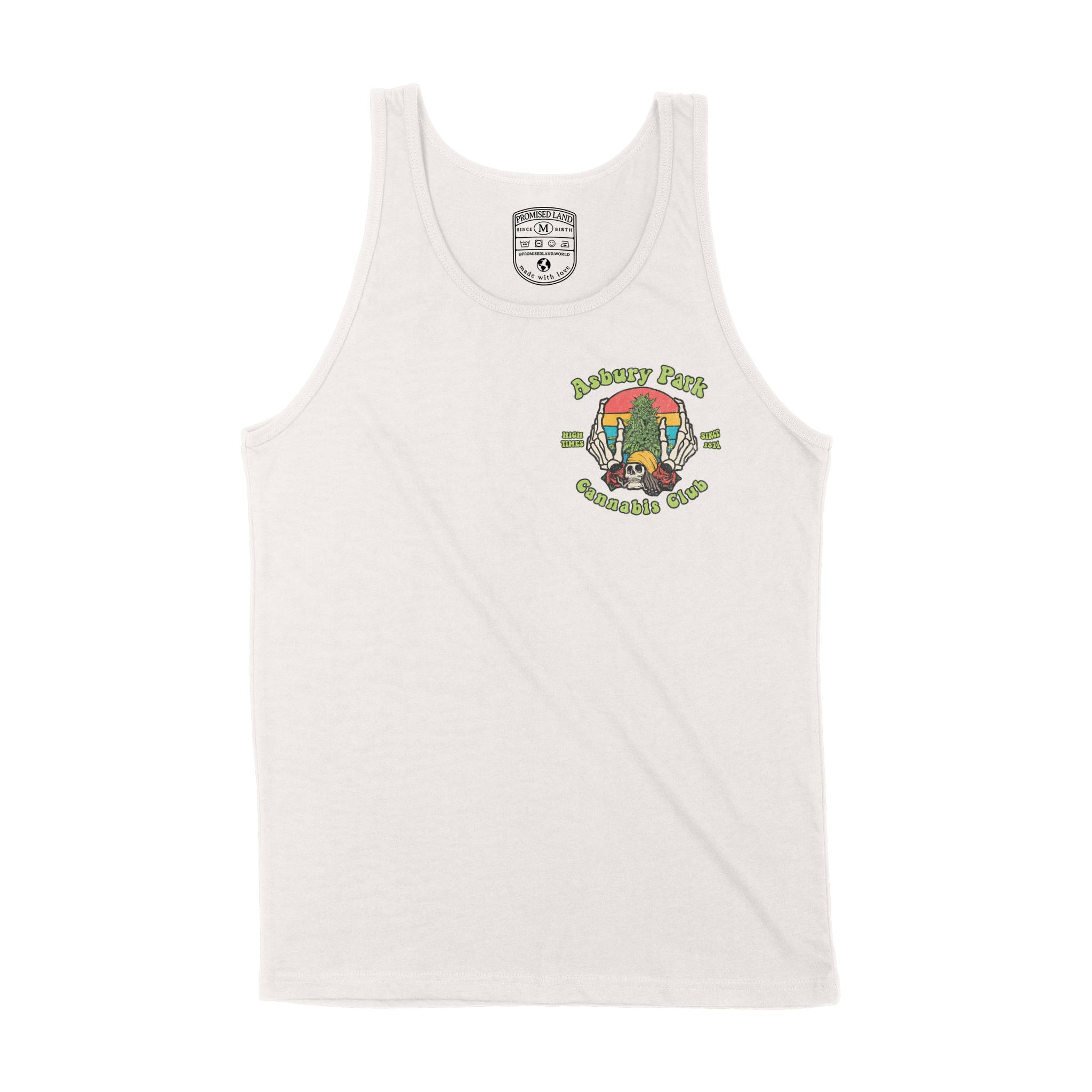 Asbury Park Cannabis Club Tank Top in Vintage - front view