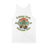 Asbury Park Cannabis Club Tank Top in White - back view