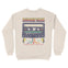 Asbury Park Mixtape Crewneck in Natural - back view