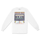 Asbury Park Mixtape Longsleeve in White - front view