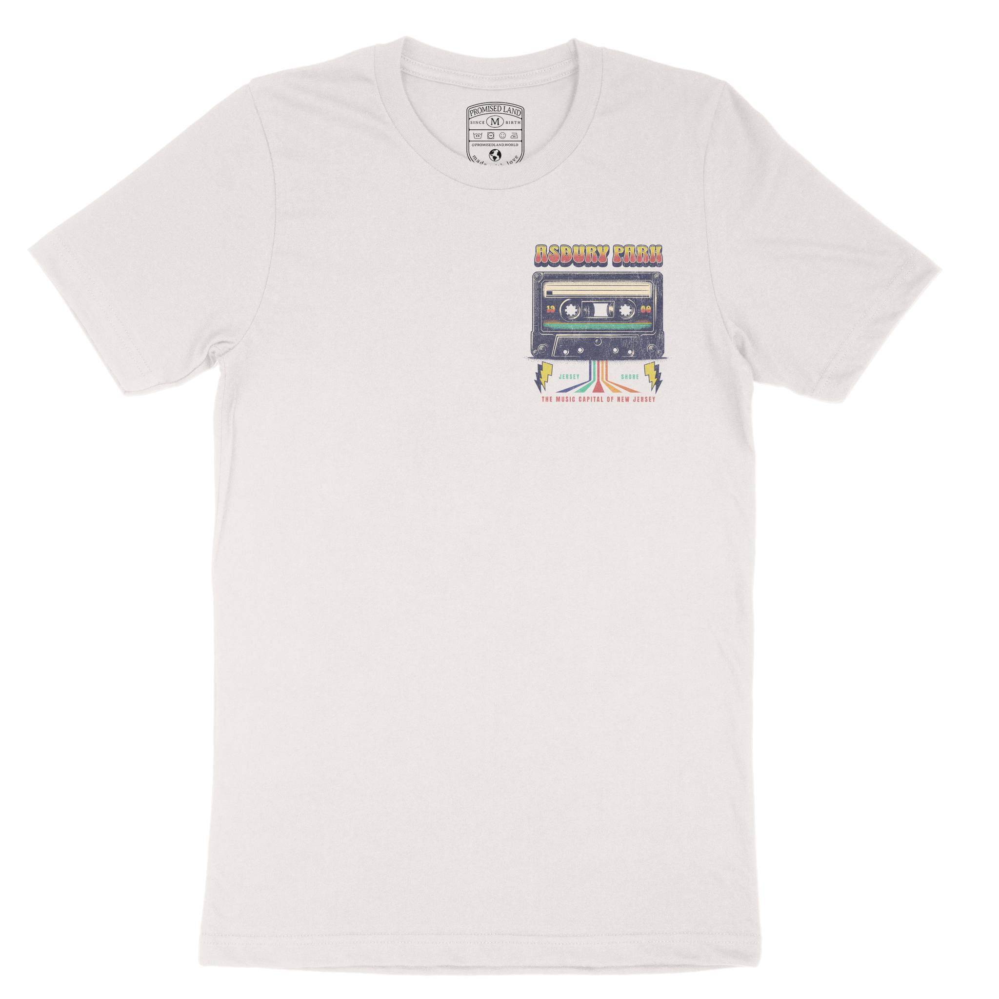 Asbury Park Mixtape T-Shirt in Vintage - front view