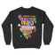 Asbury Park Rockin Beach City Crewneck in Black - back view