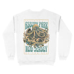 Asbury Park Enchanted Octopus Crewneck in White - back view