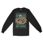 Asbury Park Enchanted Octopus Longsleeve in Black - front view