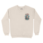 Asbury Park Shell Siren Crewneck in Natural - front view