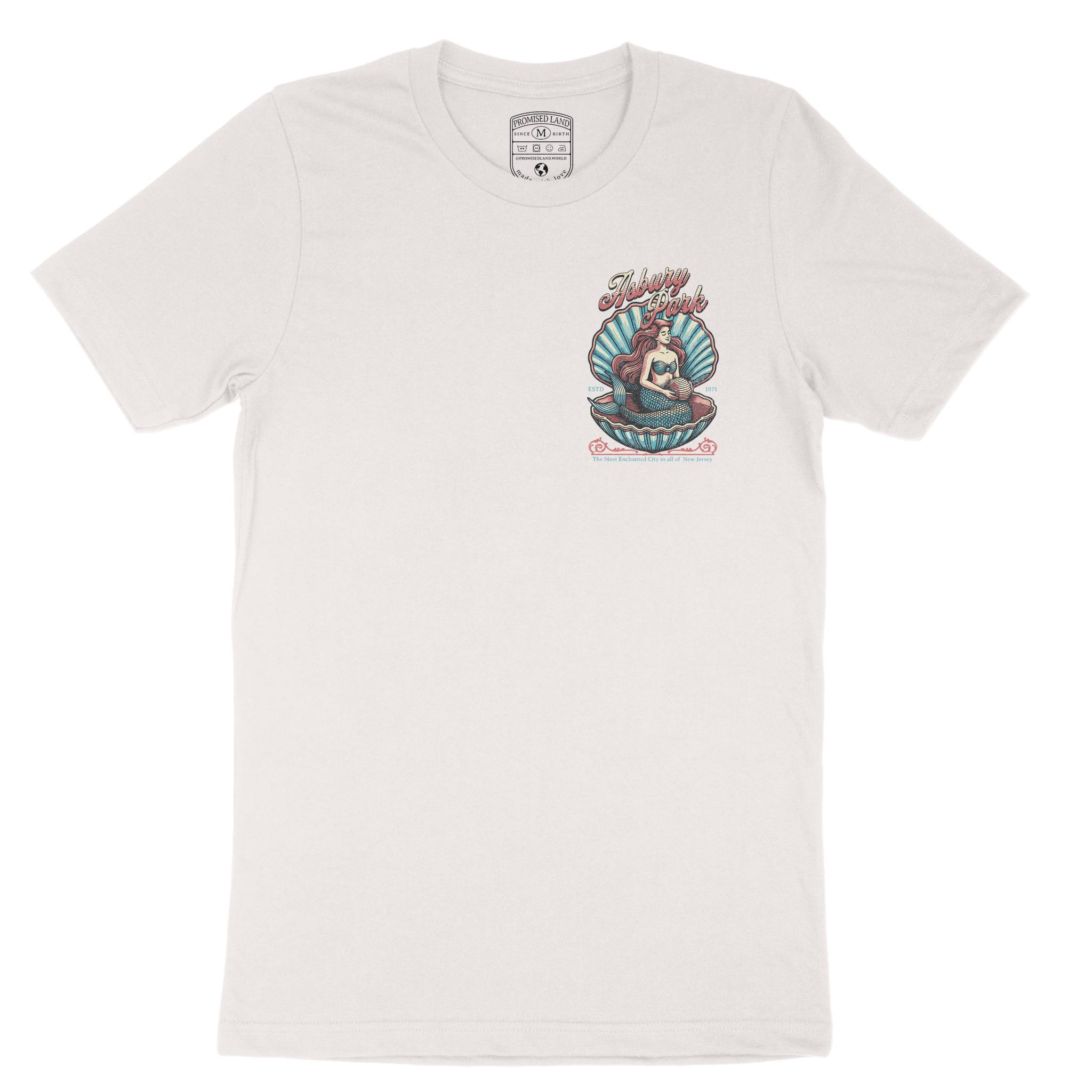 Asbury Park Shell Siren T-Shirt in Vintage - front view