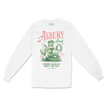 Asbury Park Saddles Mermaid Longsleeve in White - front view