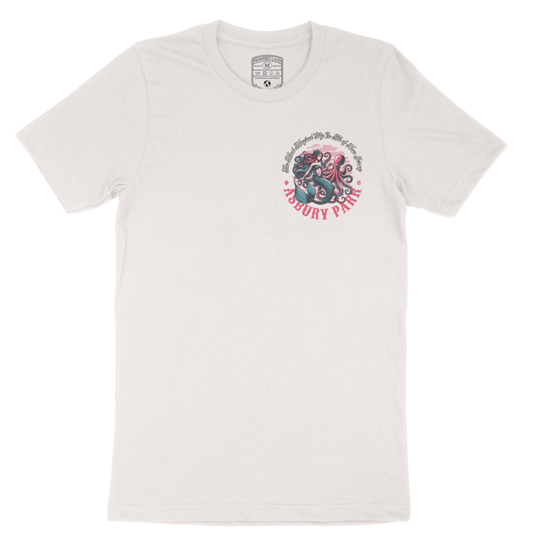 Asbury Park Magical Mermaid T-Shirt in Vintage - front view