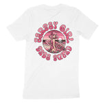 Asbury Park Jersey Girl Surf Squad T-Shirt in White - back view