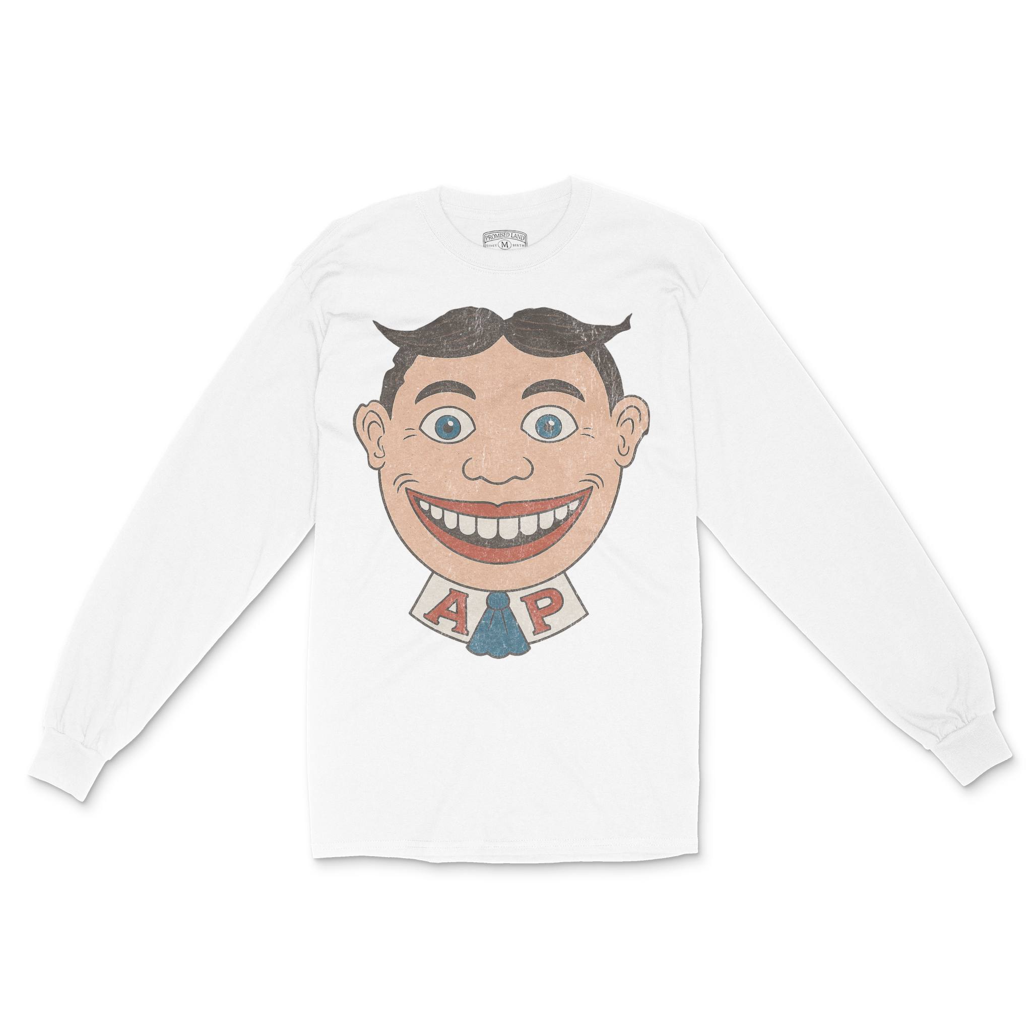 Asbury Park Tillie Longsleeve in White - front view