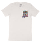 Asbury Park Surf Skeleton T-Shirt in Vintage - front view