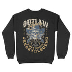 Asbury Park Outlaw Legend Crewneck in Black - back view