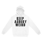 Asbury Park Keep Asbury Weird Hoodie in White - front view