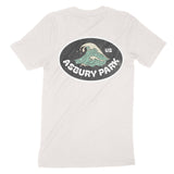 Asbury Park Wave Oval T-Shirt in Vintage - back view